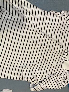 Polo by Ralph Lauren White Polo with Black Stripes
